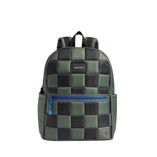 Kane Double Pocket Backpack - Puffer Checkerboard