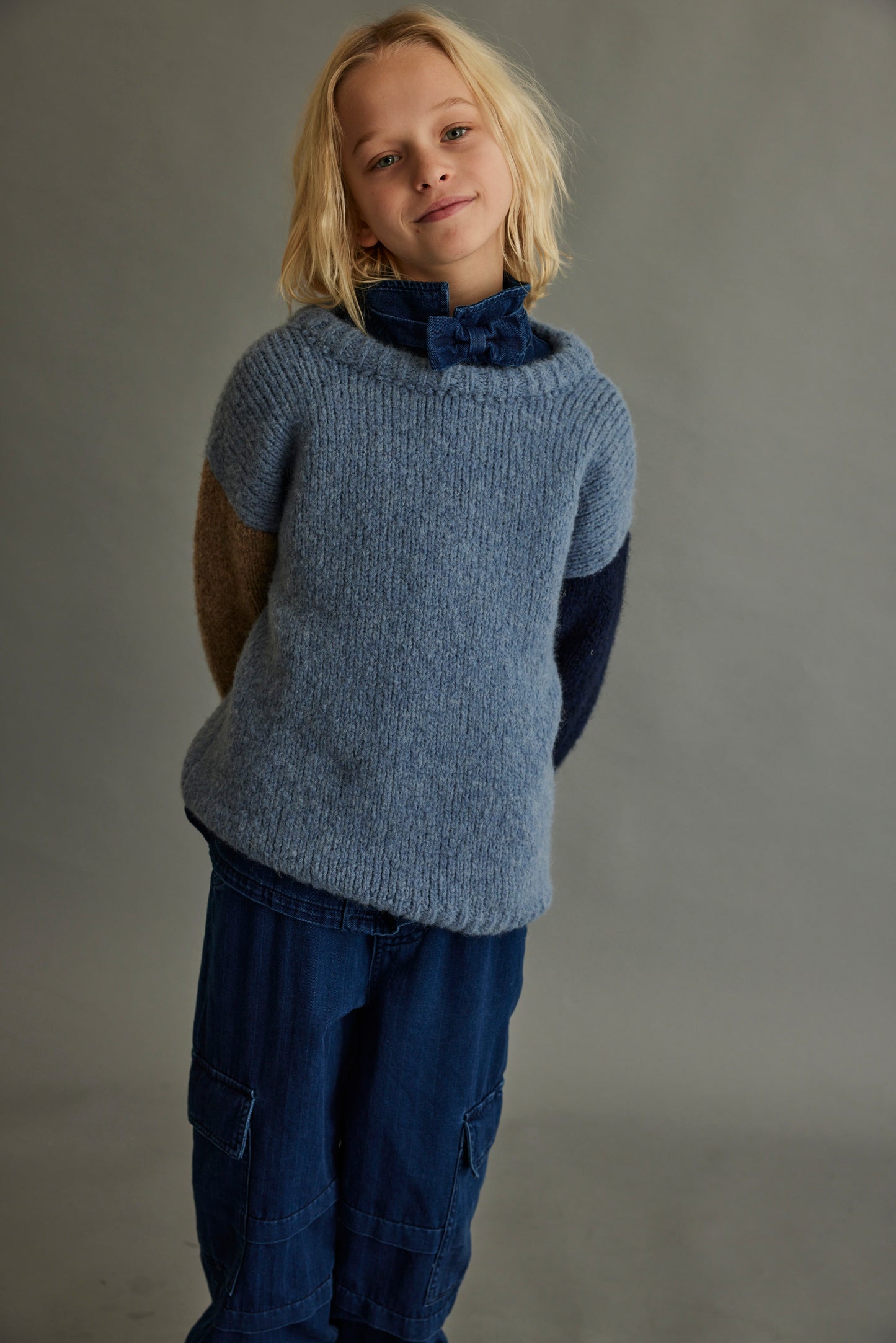 Tricot Colorblock Sweater