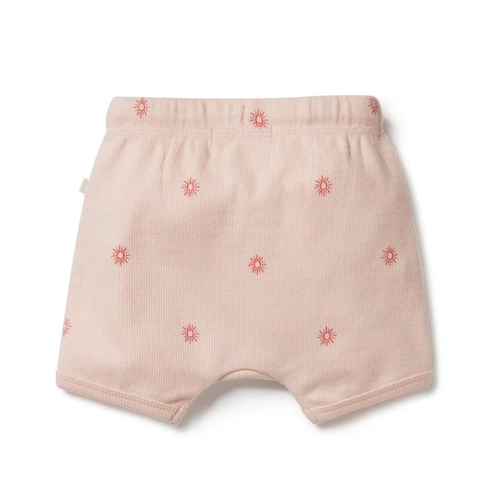 Petit Soleil Organic Tie Front Short