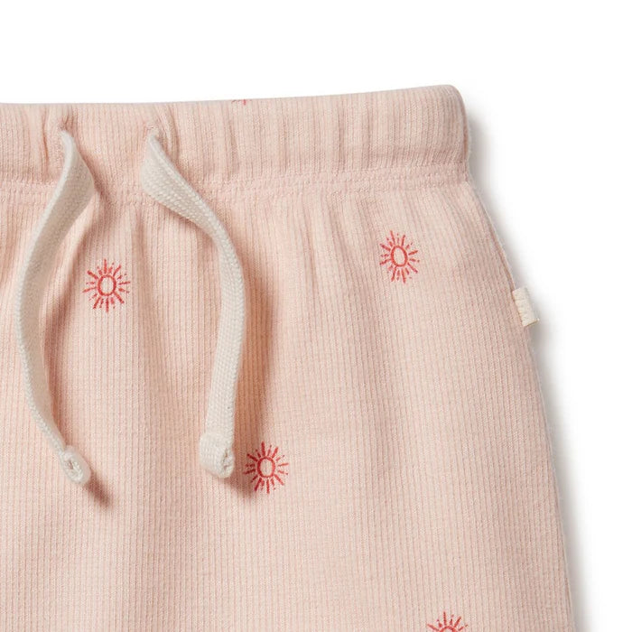 Petit Soleil Organic Tie Front Short