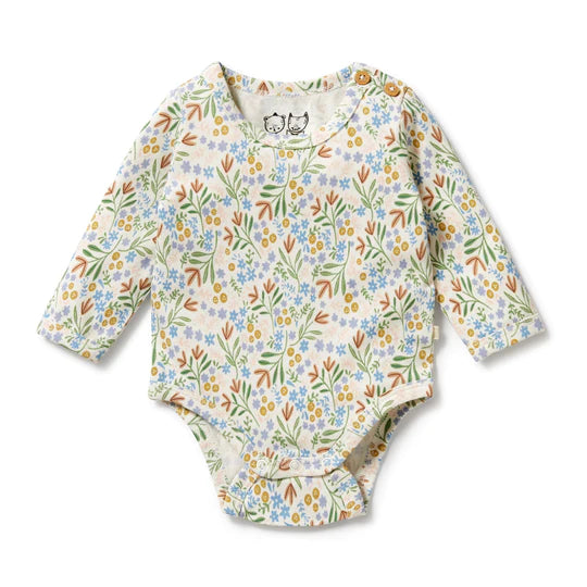 Tinker Floral Organic Bodysuit