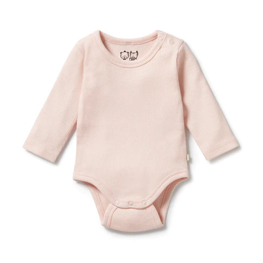 Pink Organic Bodysuit