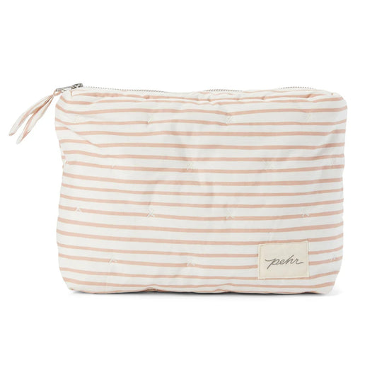 On The Go Pouch - Stripes Away Rose Pink