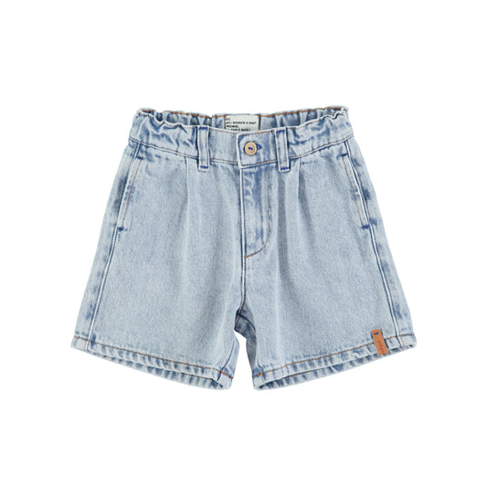 Boy Shorts | Washed Blue Denim