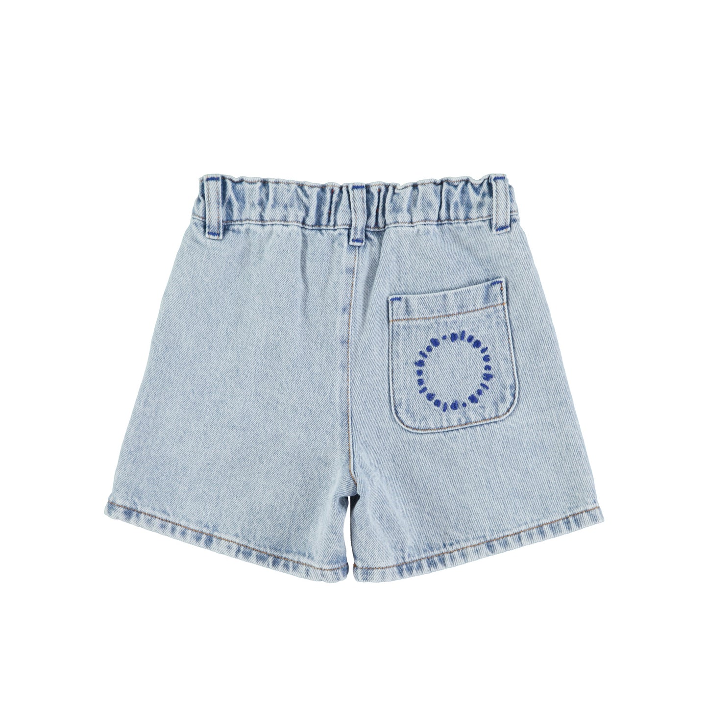 Boy Shorts | Washed Blue Denim