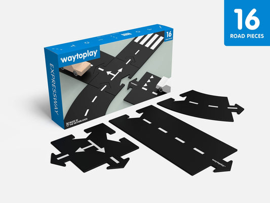 Medium Flexible Toy Road Set - Expressway