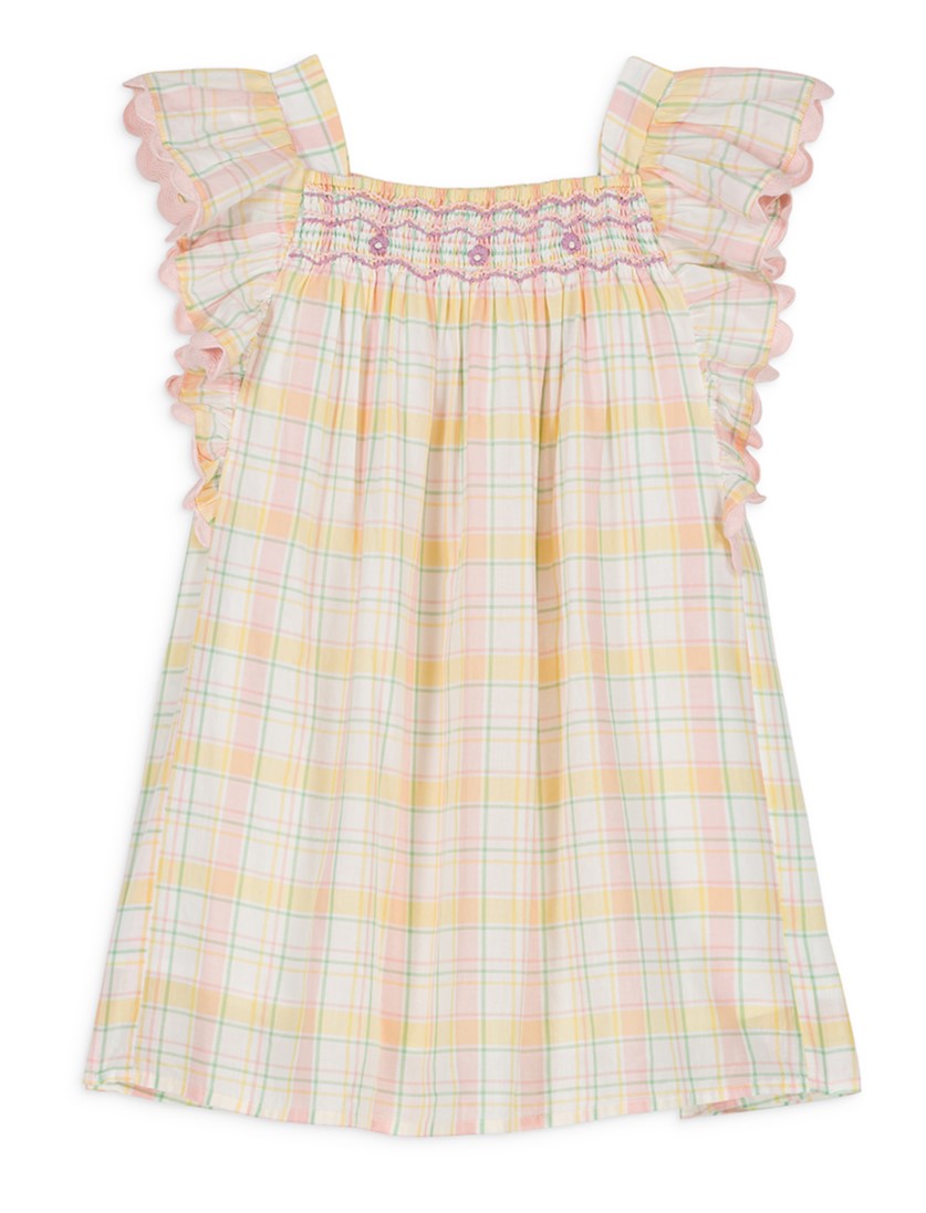 Dress Martine - Yellow Positano Checks