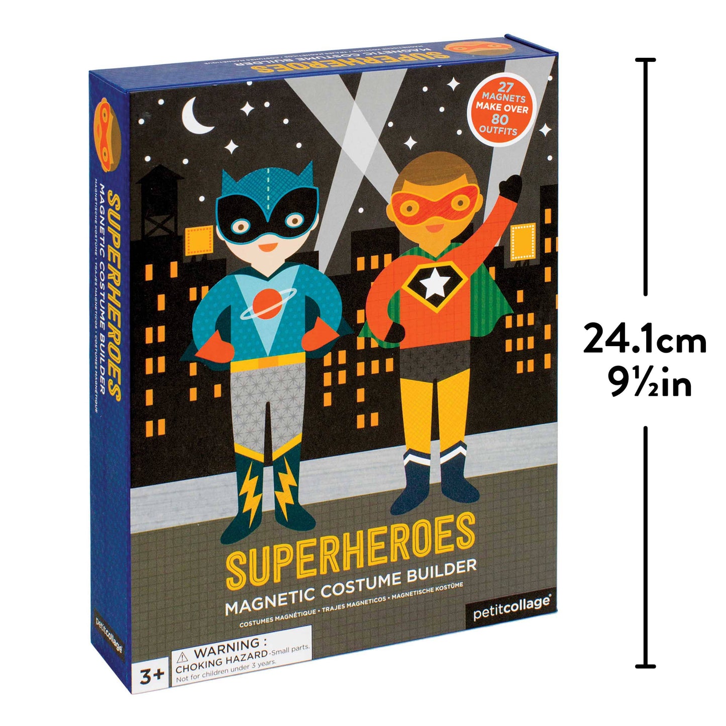 Superheroes Magnetic Dress Up Play Set