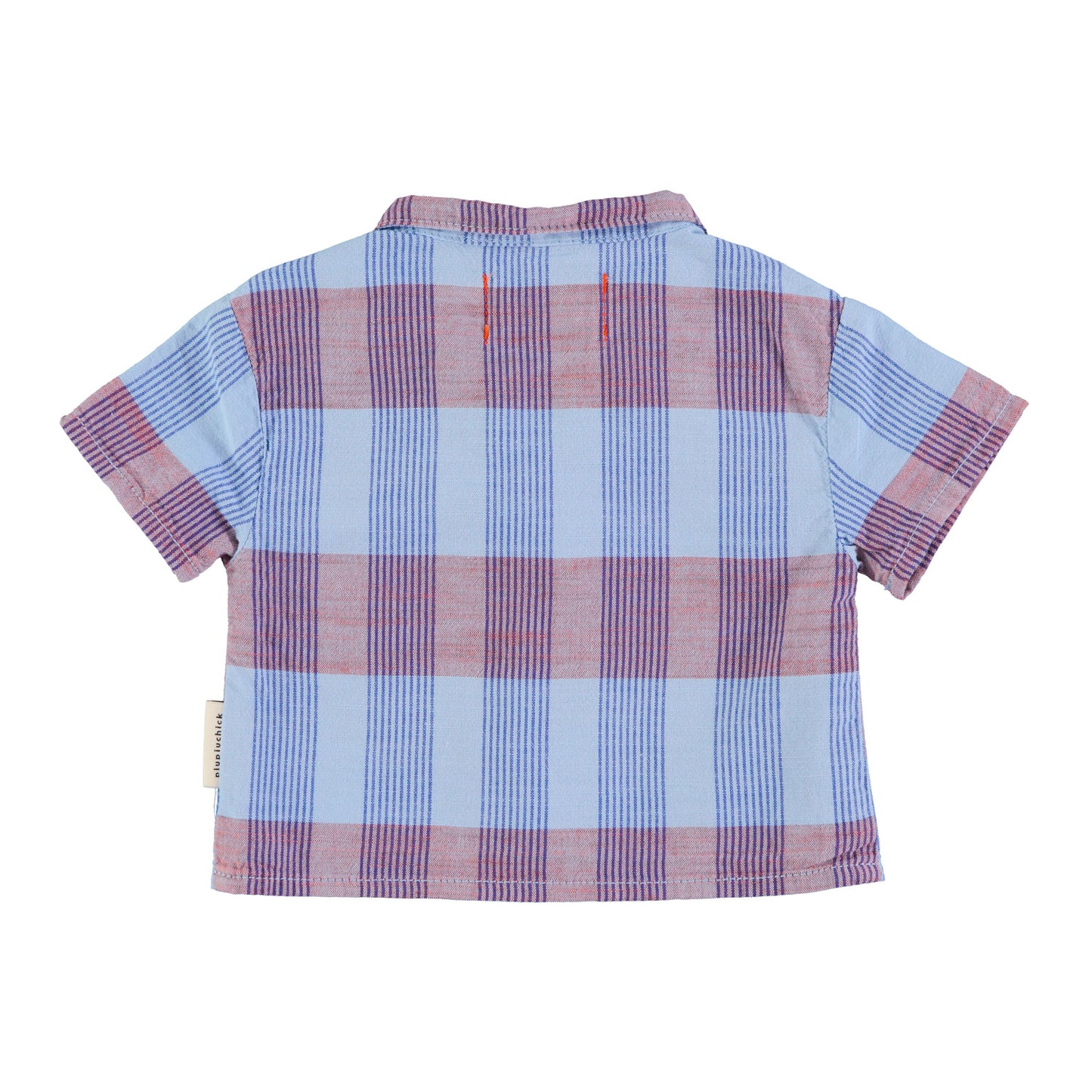 Hawaiian Shirt | Blue Checkered