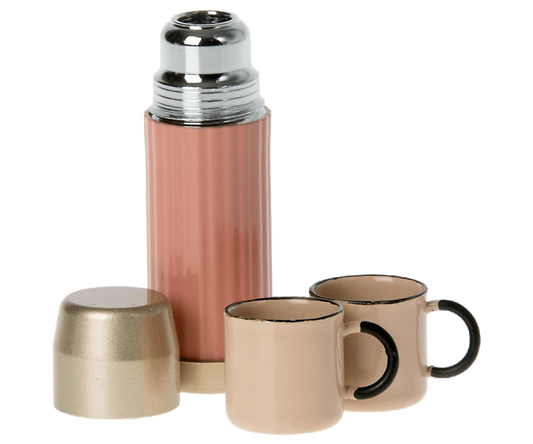 Thermos and Cups - Soft Coral