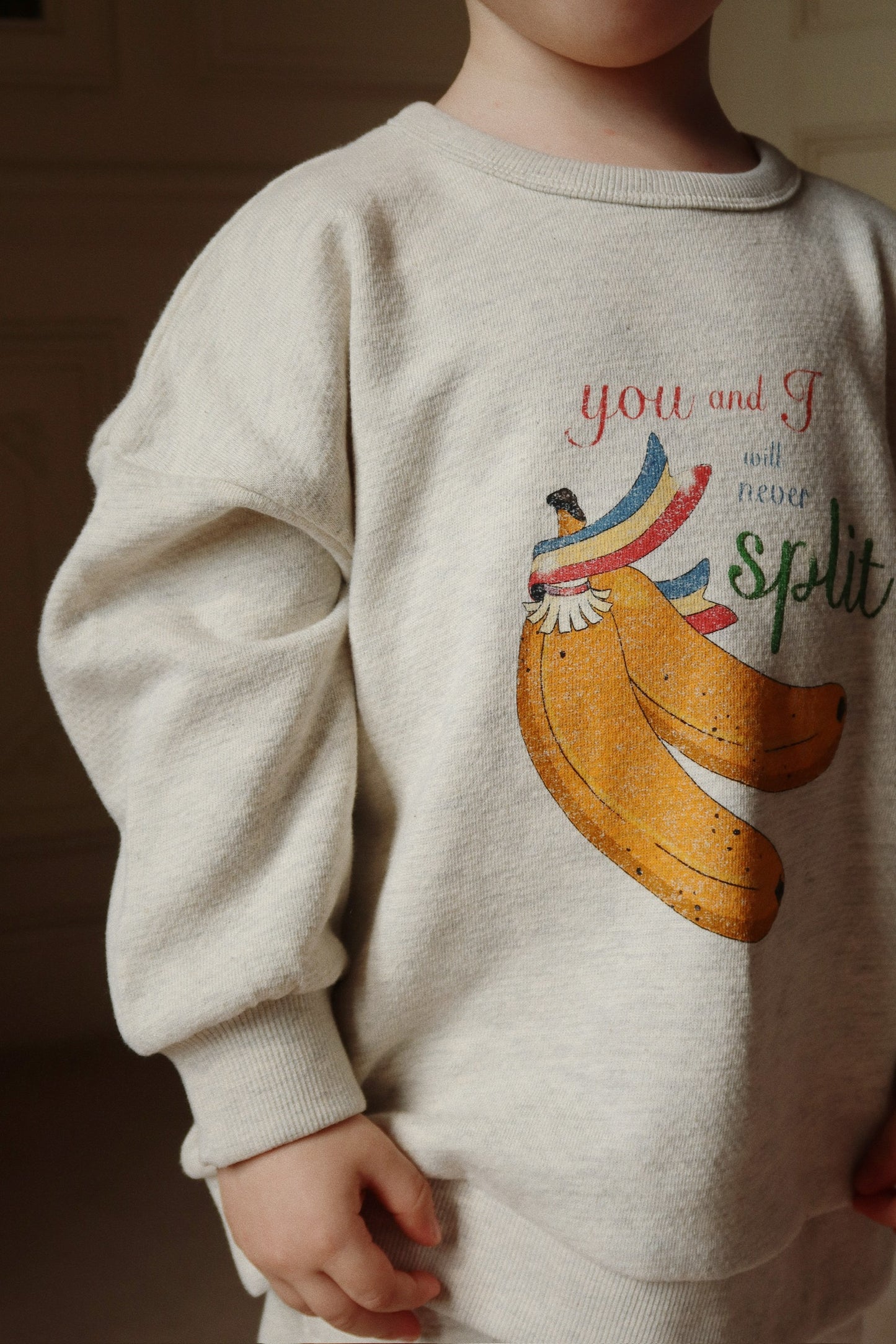 Loupy Lou Sweat Shirt - Off White Melange