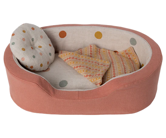 Dog Basket - Coral