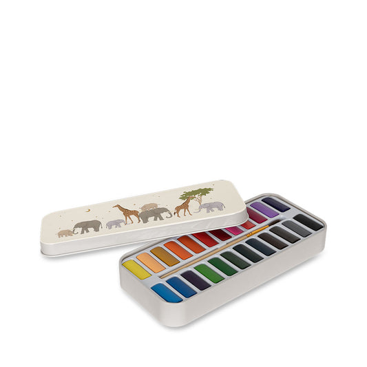 Water Colors Tin Box