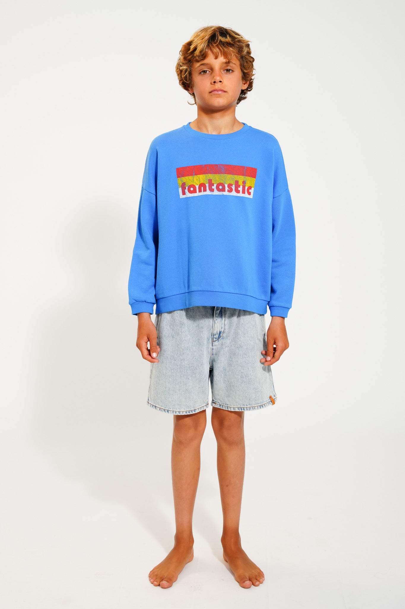 Sweatshirt | Blue w/ “Fantastic” Print