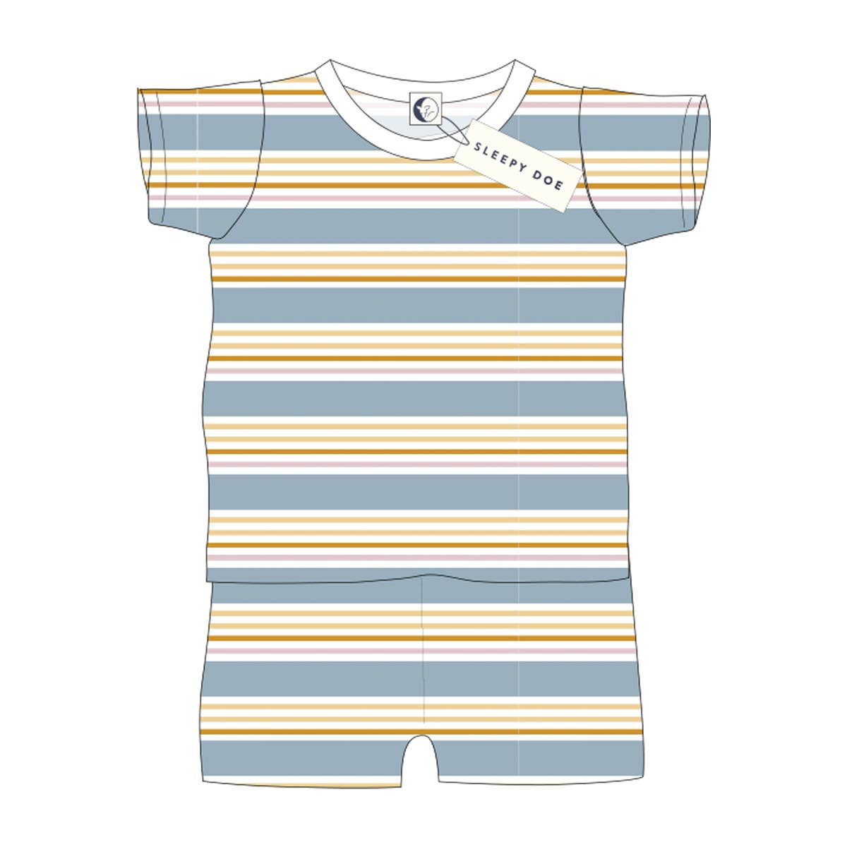 KIDS SHORTIE SET | HOLIDAY STRIPE