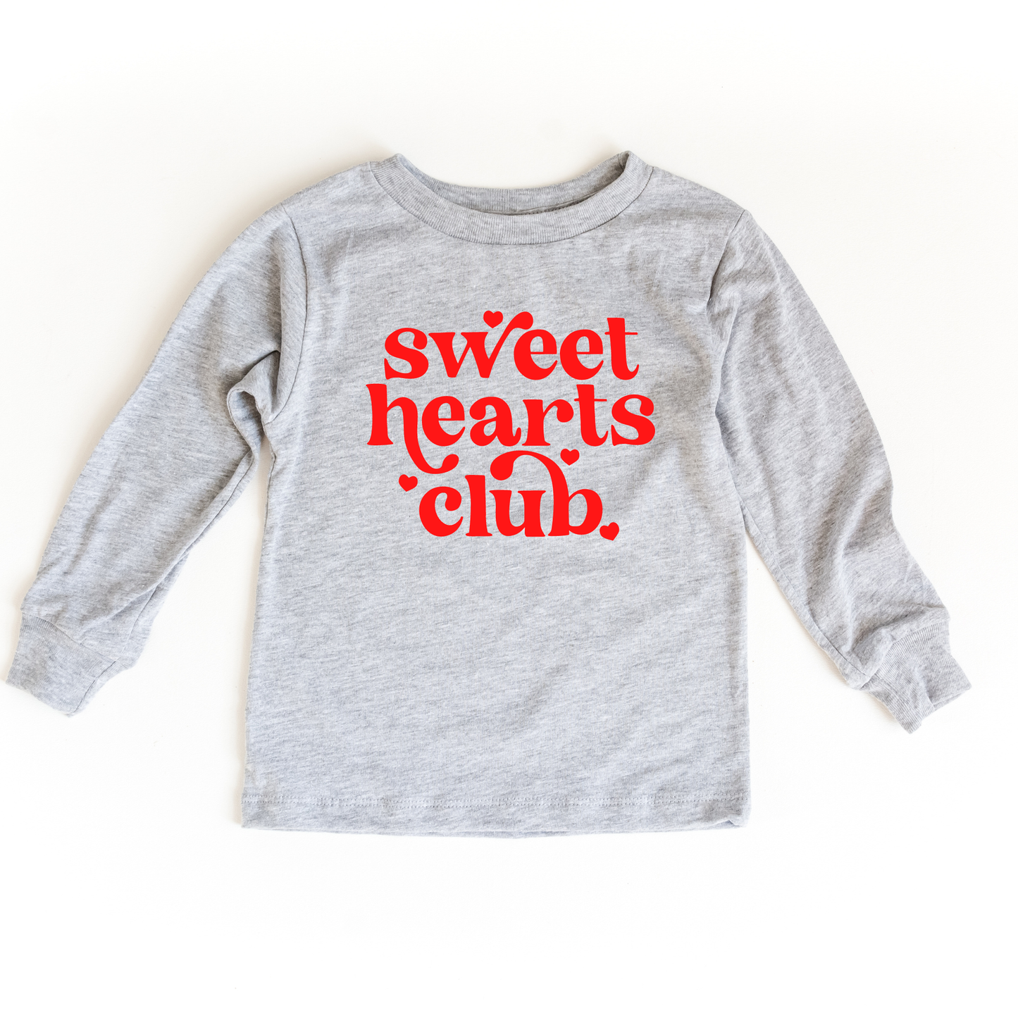 Sweet Hearts Club  Light Grey