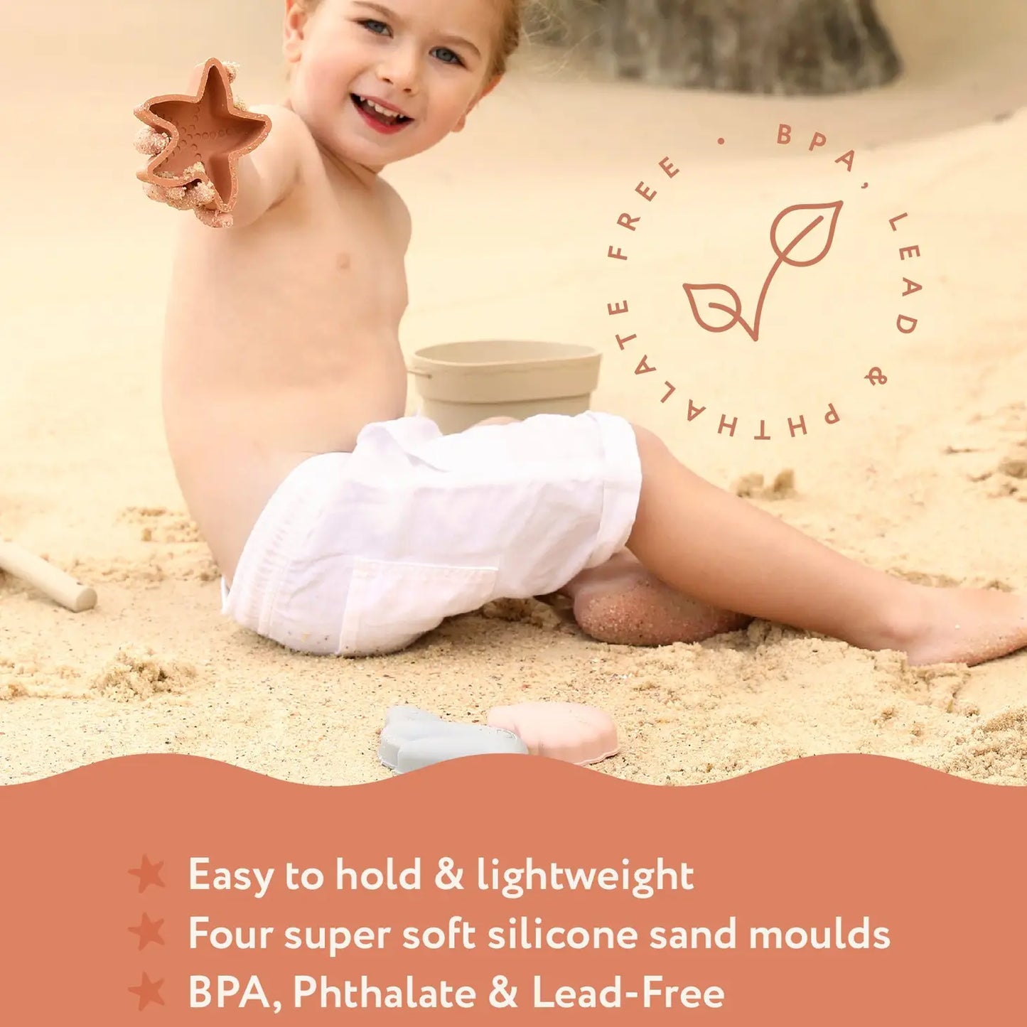 SILICONE KIDS BEACH TOYS - SAND