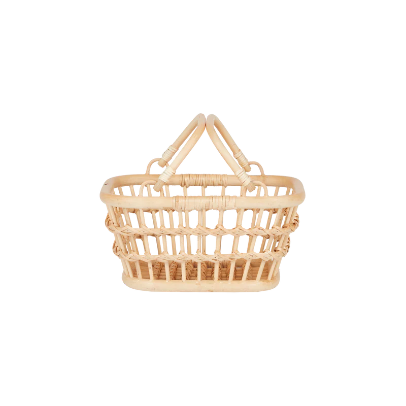 Rattan Tarry Basket - Wheat