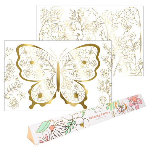 Butterfly Coloring Posters